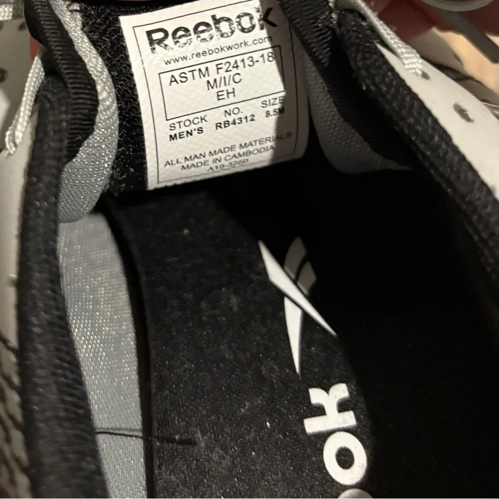 Reebok Work Fusion Flexweave Cage Composite Toe sneakers men’s size‎ 8.5